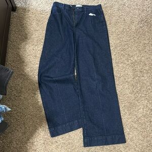 Wide Leg Jeans/Dark Denim